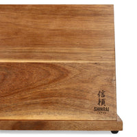 Bloque magnético para cuchillos Shinrai Knives de una sola cara - Bloque magnético para cuchillos de madera de acacia Shinrai Knives
