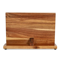 Bloque magnético para cuchillos Shinrai Knives de una sola cara - Bloque magnético para cuchillos de madera de acacia Shinrai Knives