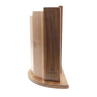 Cuchillos Shinrai - Bloque magnético para cuchillos Scalae - Bloque magnético para cuchillos de madera de acacia de Shinrai Knives