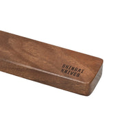 Shinrai Knives - Bande magnétique murale pour couteaux 40 cm - Bois de noyer