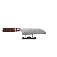 Couteaux Shinrai - Coffret Méga Bijoux Micarta - Ensemble complet de couteaux avec bloc, planche à découper et pierre à aiguiser