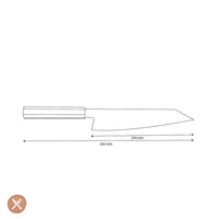 Cuchillos Shinrai - Octágono tipo 1 Damasco Kiritsuke 23 cm - Cuchillo Kiritsuke Edición Especial Cuchillos Shinrai