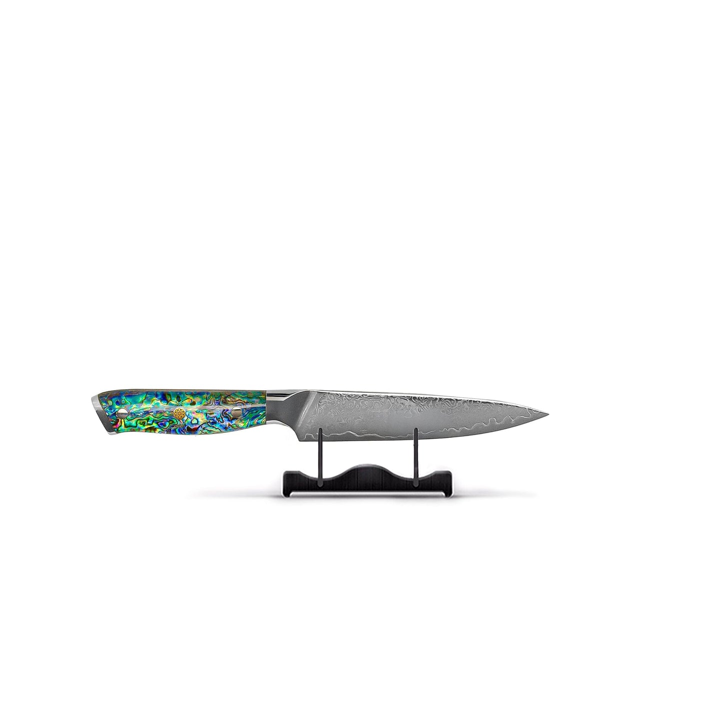 Juego de cuchillos de Damasco de 5 piezas de la serie Joyas de Nácar Shinrai Knives