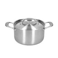 Sartén de acero inoxidable Skottsberg de 20 cm con tapa.
