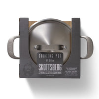 Sartén de acero inoxidable Skottsberg de 20 cm con tapa.