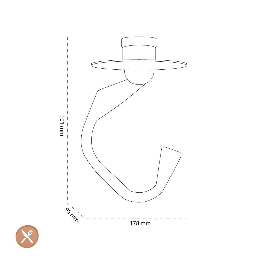 Smeg - Accesorios | Gancho para amasar Gancho para amasar Smeg