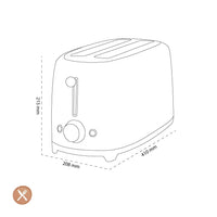 Smeg - Tostadoras | Crema | Años 50 | Tostadora 2x4 Smeg