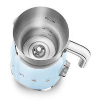 Espumador de leche Smeg | Azul pastel | Años 50 | Espumador de leche de inducción Espumador de leche Smeg