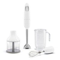 Batidora de mano Smeg | Blanca | Años 50 | Batidora de mano con accesorios Batidora de mano Smeg