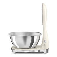 SMEG - Báscula digital de cocina color crema de los años 50 Smeg