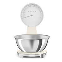 SMEG - Báscula digital de cocina color crema de los años 50 Smeg