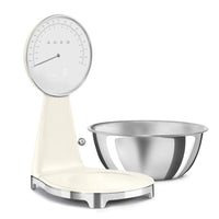 SMEG - Báscula digital de cocina color crema de los años 50 Smeg