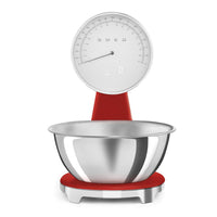 SMEG - Báscula digital de cocina roja de los años 50 Smeg