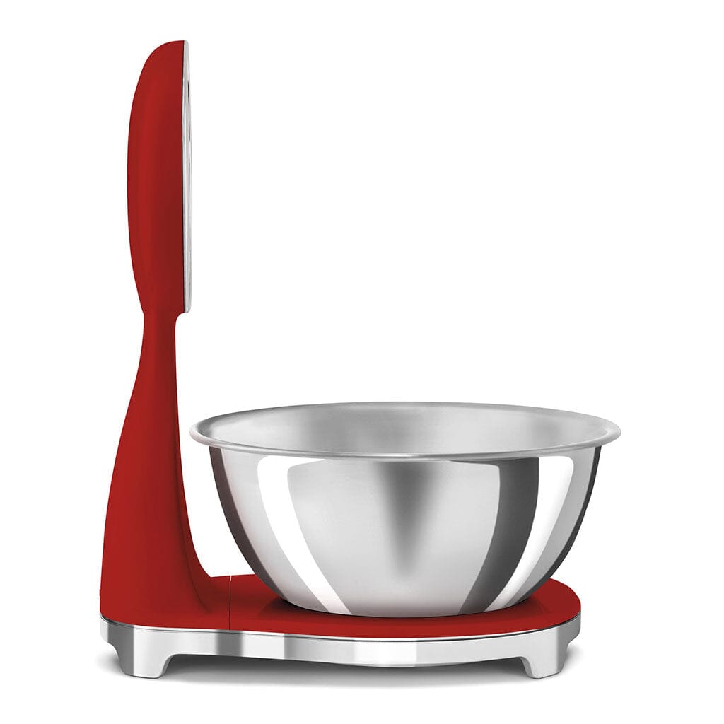 SMEG - Báscula digital de cocina roja de los años 50 Smeg