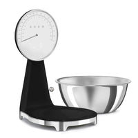 Báscula digital SMEG, báscula de cocina negra de los años 50 Smeg