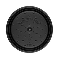 Staub - Cazuela baja de 28 cm, color negro.