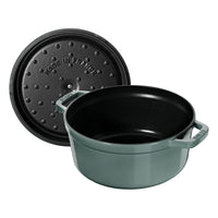 Staub - Cocotte redonda 24 cm - eucalipto Staub