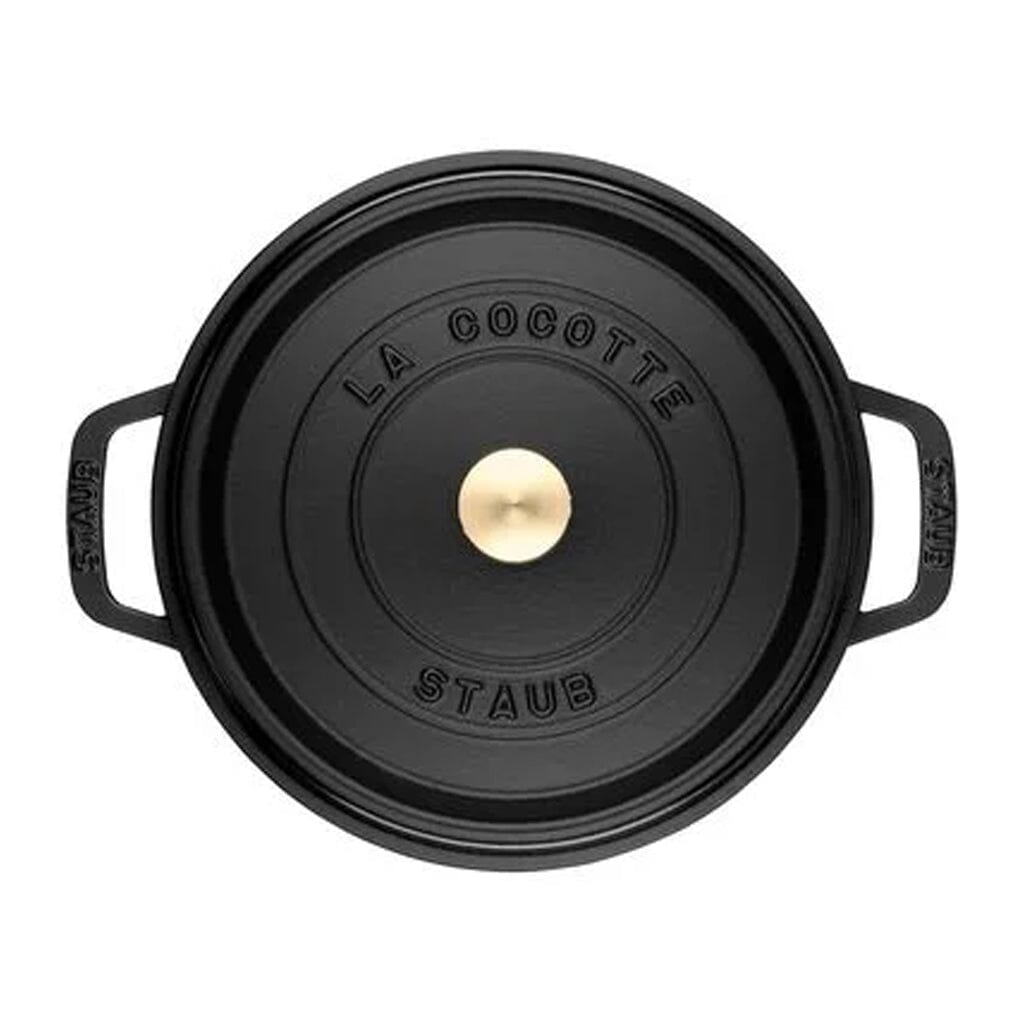 Staub - Cocotte redonda 26 cm - Staub negro