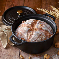 Staub - Cocotte redonda 28 cm - Staub negro