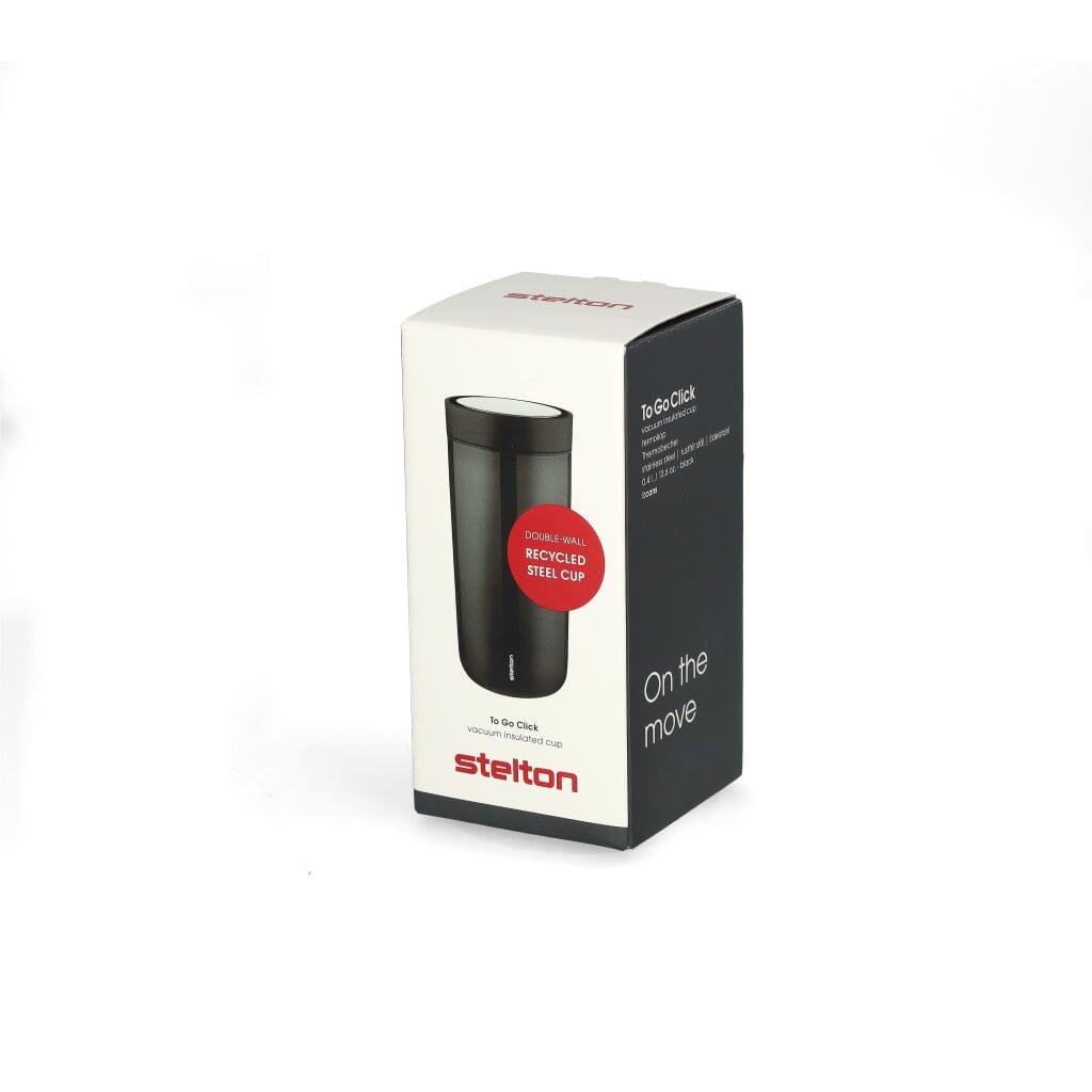 Stelton - Termo para llevar de 0,4 l - Negro - Termo Stelton