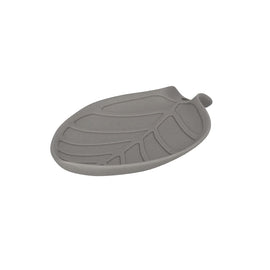 Tools2Cook - Reposacucharas de silicona Tools2Cook - Soporte de silicona para cucharas con diseño de nuez moscada gris Tools2Cook