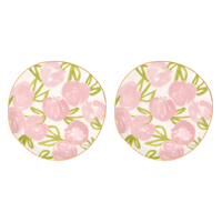 Culture de la nature urbaine - Bonjour - Assiette Ø12 - Palesa Rose Flamant - lot de 2 Culture de la nature urbaine