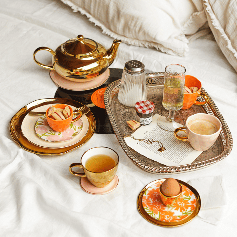 Culture de la nature urbaine - Bonjour - Assiette Ø12 - Palesa Rose Flamant - lot de 2 Culture de la nature urbaine