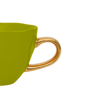 Cultura de la naturaleza urbana - Buenos días - Taza de capuchino - Guisante partido Cultura de la naturaleza urbana