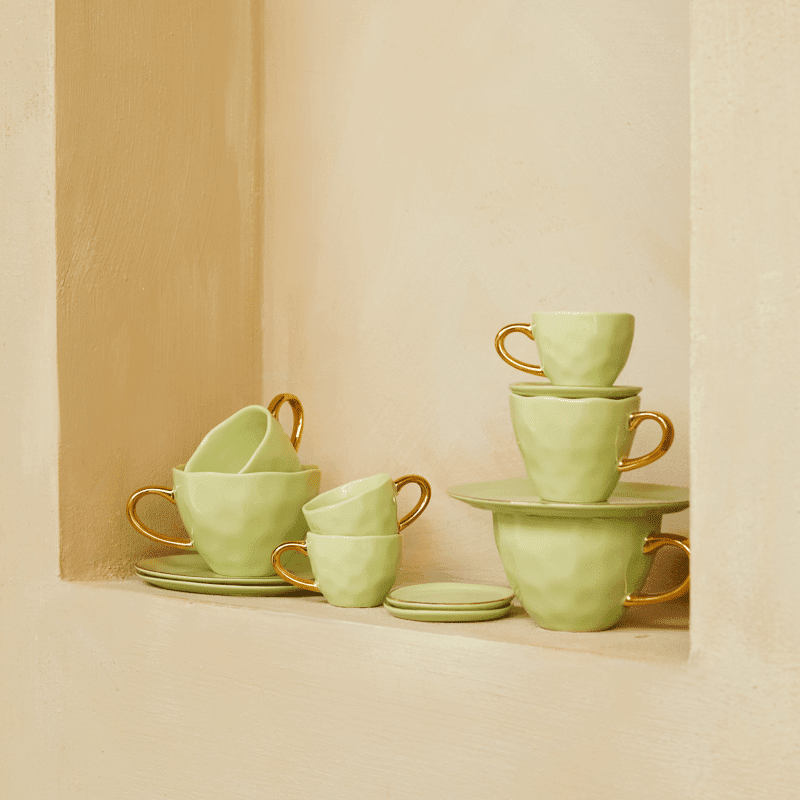 Cultura de la naturaleza urbana - Buenos días - Taza de espresso - Verde pálido Cultura de la naturaleza urbana