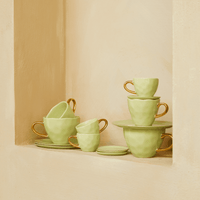 Cultura de la naturaleza urbana - Buenos días - Taza de espresso - Verde pálido Cultura de la naturaleza urbana