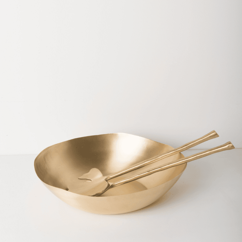 Cultura de la naturaleza urbana - Cubiertos para ensalada - Oro Cultura de la naturaleza urbana