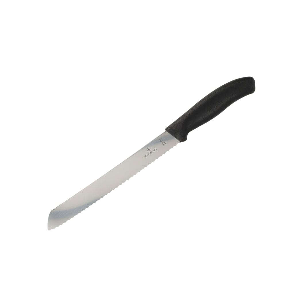 Victorinox - Cuchillo para pan Swiss Classic de acero inoxidable/negro de 21 cm Victorinox