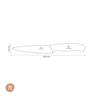 Victorinox - Cuchillo de chef Swiss Classic negro 12 cm Victorinox