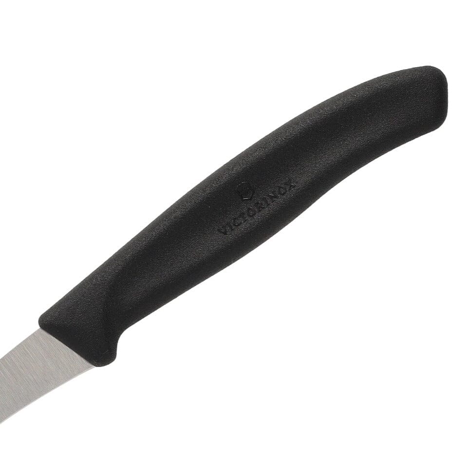 Victorinox - Navaja de turismo clásica suiza de acero inoxidable/negro de 6 cm Victorinox