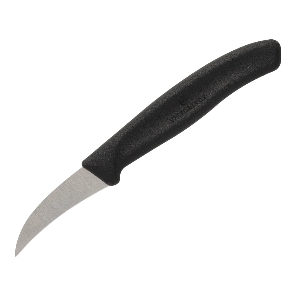 Victorinox - Navaja de turismo clásica suiza de acero inoxidable/negro de 6 cm Victorinox