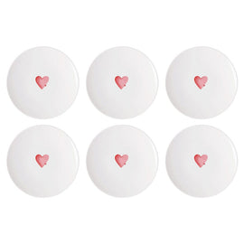 Villeroy & Boch - Con amor - Breakf.plate Enviando amor Villeroy & Boch - Con Amor - Plato de desayuno Sending Love, Juego de 6 Villeroy & Boch