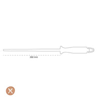 Wusthof - Acero de afilar fino de 26 cm Wusthof