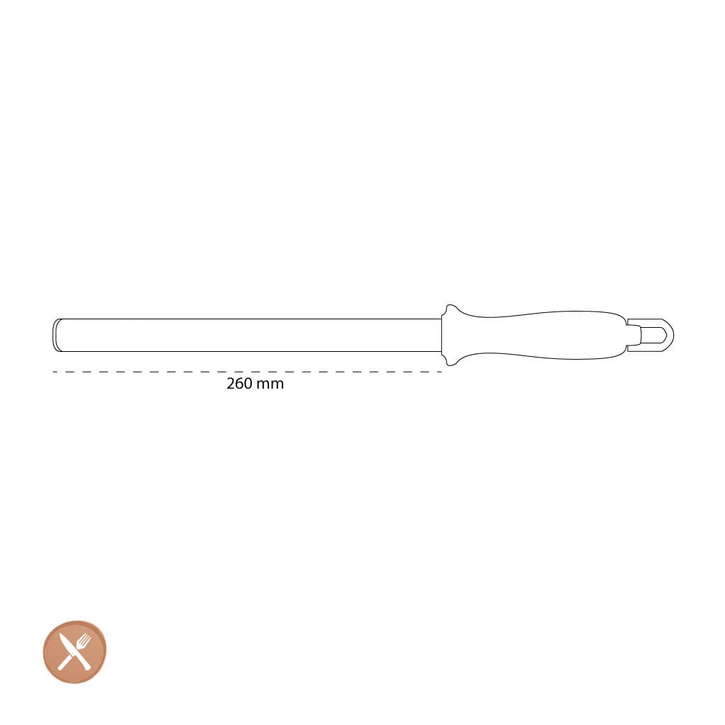 Wusthof - Acero de afilar con revestimiento de diamante Wusthof