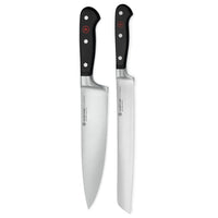Wüsthof - Juego clásico de cuchillos de 2 piezas - Cuchillo de chef + Cuchillo para pan Juego de cuchillos Wüsthof