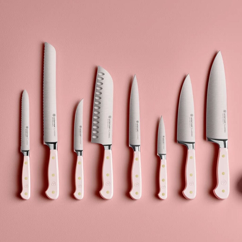 Wusthof - Cuchillo de pan clásico con doble filo dentado Sal rosa del Himalaya 23 cm Cuchillo de pan Wusthof
