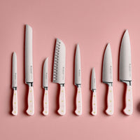 Wusthof - Cuchillo de pan clásico con doble filo dentado Sal rosa del Himalaya 23 cm Cuchillo de pan Wusthof