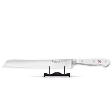 Wusthof - Cuchillo de pan clásico blanco con doble filo dentado 23 cm Cuchillo de pan Wusthof
