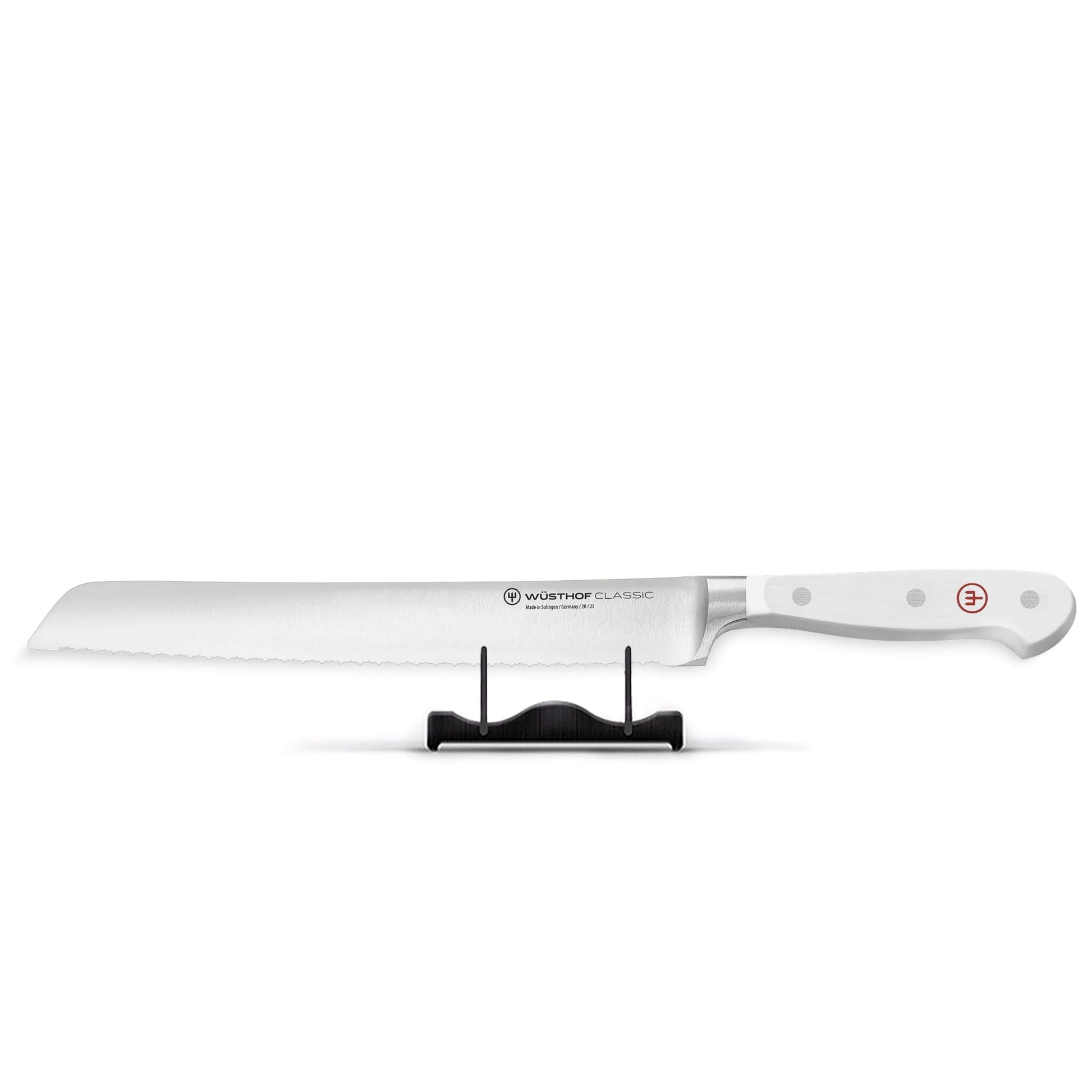 Wusthof - Cuchillo de pan clásico blanco con doble filo dentado 23 cm Cuchillo de pan Wusthof