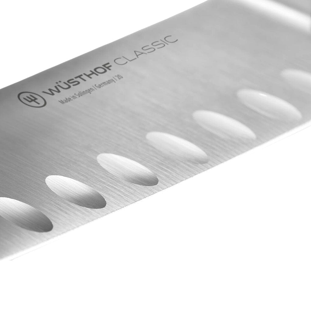 Wusthof - Cuchillo de chef clásico Chai Dao con hoyuelos de 17 cm Cuchillo de chef Wusthof