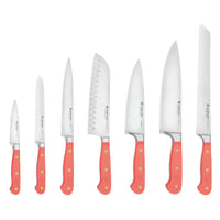 Wusthof - Juego de cuchillos Classic Color de 7 piezas con bloque Coral Peach Wusthof