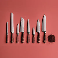 Wusthof - Juego de cuchillos Classic Colour de 7 piezas con bloque Tasty Sumac Juego de cuchillos con bloque Wusthof