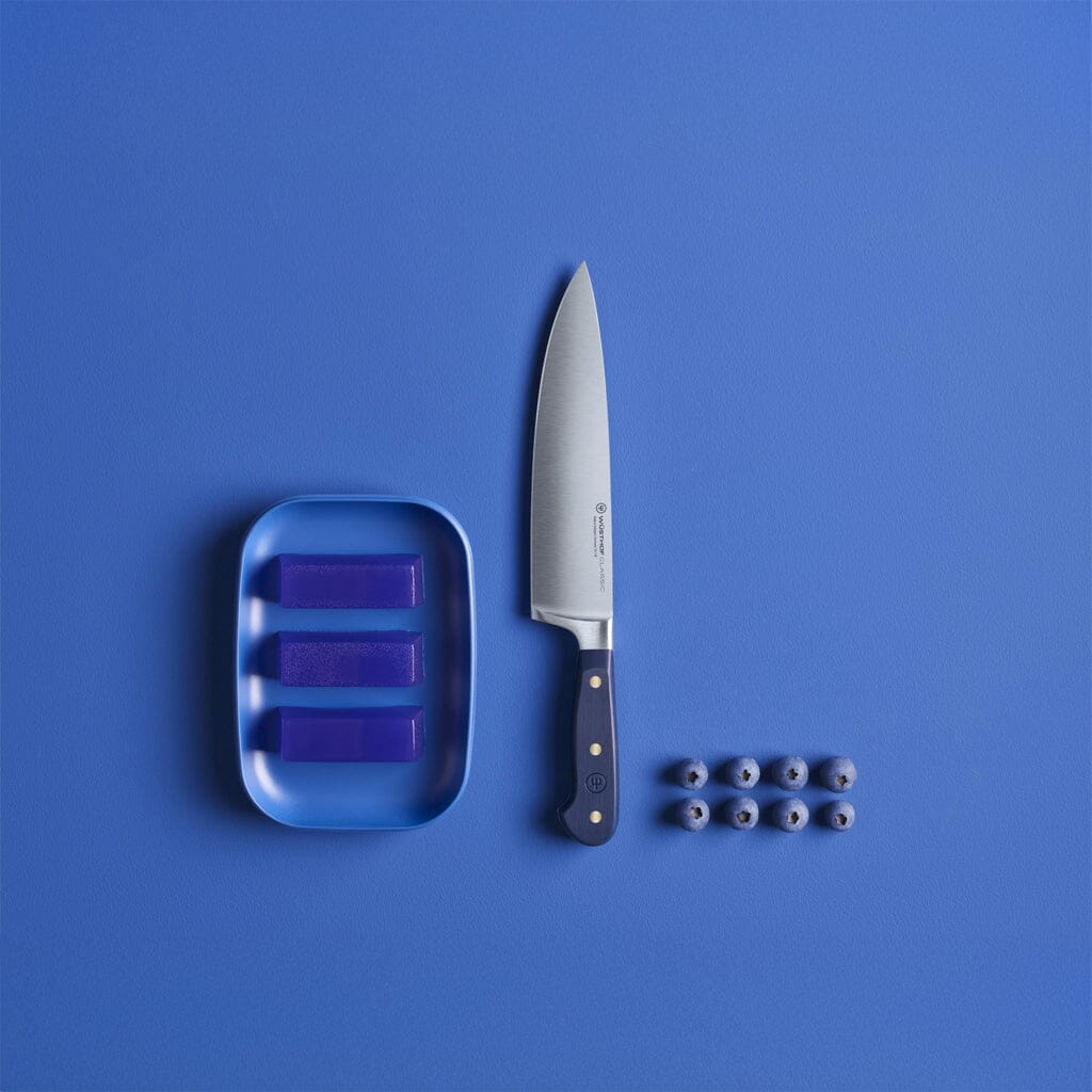 Wusthof - Juego de cuchillos Classic Colour de 7 piezas con bloque Wild Blueberry Juego de cuchillos con bloque Wusthof