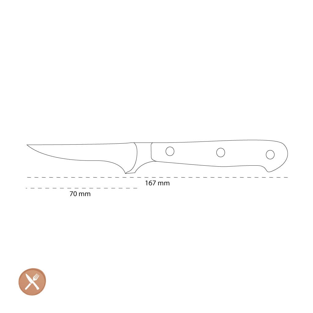 Wusthof - Cuchillo para verduras clásico de 7 cm Cuchillo para verduras Wusthof