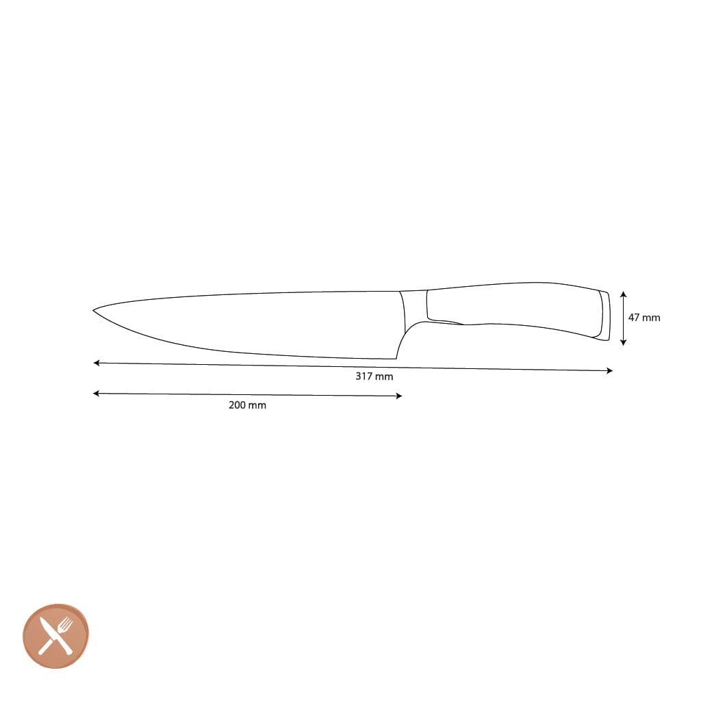 Wusthof - Classic Ikon Koksmes Creme 20 cm Koksmes Wusthof