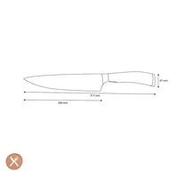 Cuchillo de chef Wusthof Classic Ikon color crema, 20 cm
